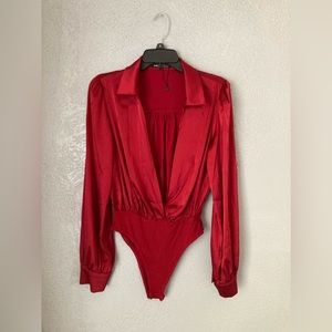 Beautiful low cut bodysuit top